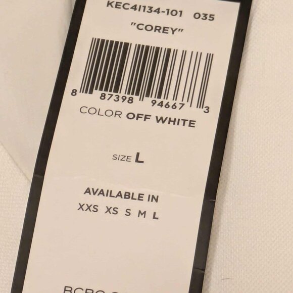 BCBGMAXZRIA "COREY" Cropped Dinner Jacket Womens L Off-White - New With Tag - Picture 4 of 8